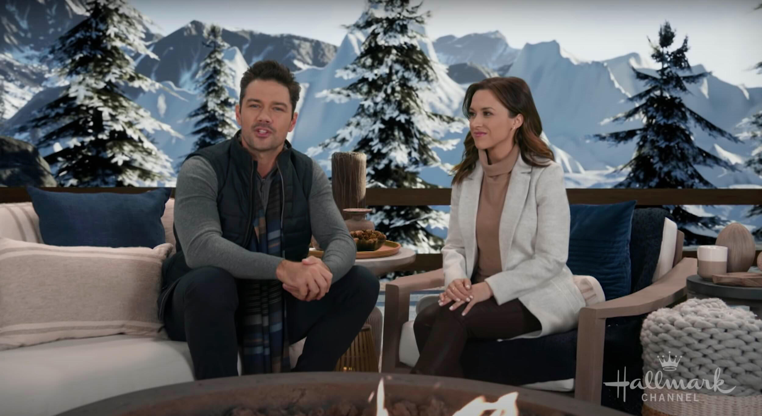 Exterior Talk Show Set (Filmed Indoors On Stage at L.A. Castle Studios)